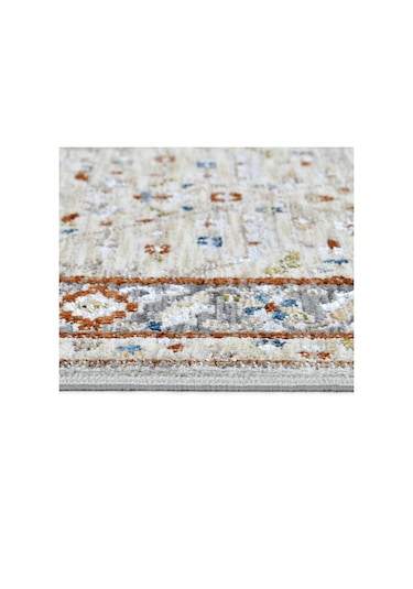 Motto Vintage Modern Dokuma Halı Oturma Odası Salon Halısı Y969a Wv15 Krem