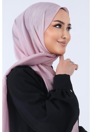 Harem Scarf Brisa Vual Şal - Koyu Pudra Koyu Pudra