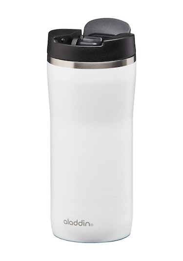 Aladdin 10-09363-006 Mocca Thermavac Leak-lock Çelik Termos Bardak 0.35l Beyaz