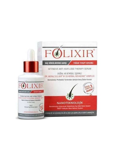 Folixir Saç Dökülmesine Karşı Yoğun Terapi Serum 60 ML