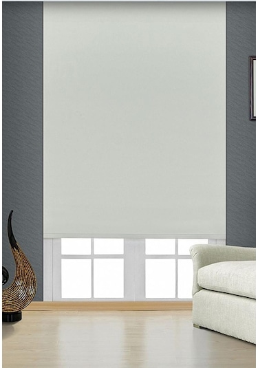 Krem Mat Ketenstor Perde Altı Düz