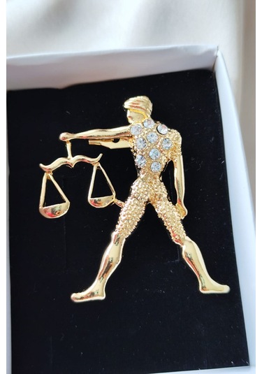 Harmonylibra Terazi Broşu Çok Renkli