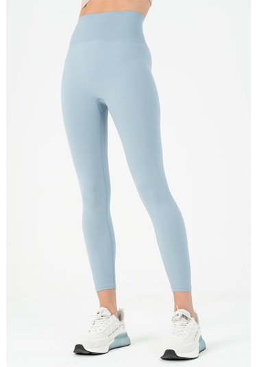 Maraton Active Slimfit Kadın Koşu Sisli Mavi Tayt 812096 Mavi