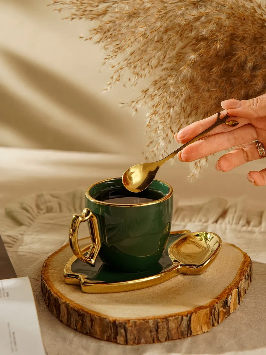 Skyphos "livona" Kahverengi Çay Takımı 160 Ml, Kaşık İle 174992833 Yeşil