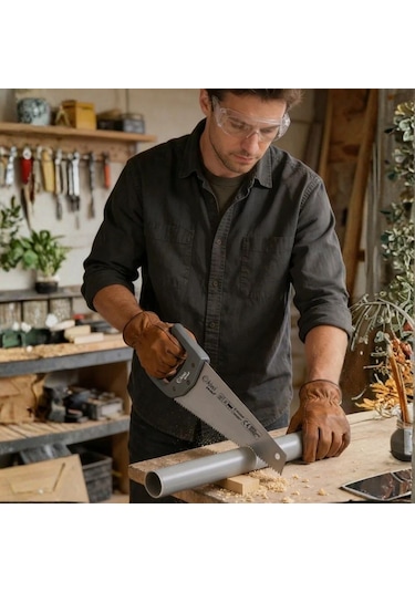 Kgsw-7402 El Testeresi 400mm / 300mm Çelik Bıçak Ergonomik Sap