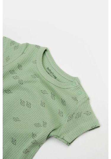 BabyCosy Organik Modal Fil Baskılı 2 Li Takım 001