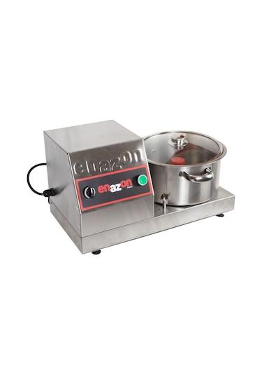 Enazon Soğan Sebze Tarhana Doğrama Makinesi + 4 Bıçaklı 3 Kg 5 Litre