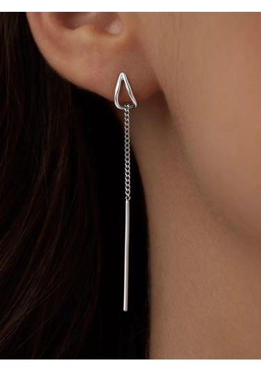 Marıola 925 Ayar Gümüş Uzun Çıngırak Küpeler 85928433 Diğer