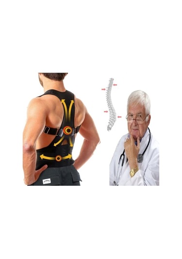 Dik Duruş Korsesi Kamburluk Önleyici Sırt Düzleştirici Skolyoz Ki