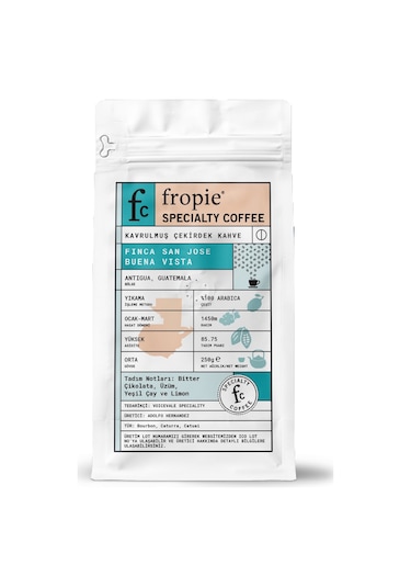 Fropie Nitelikli Kahve Guatemala - Çekirdek 250 G