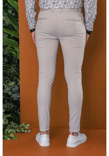 P 1112 Slim Fit Taş Spor Pantolon Taş