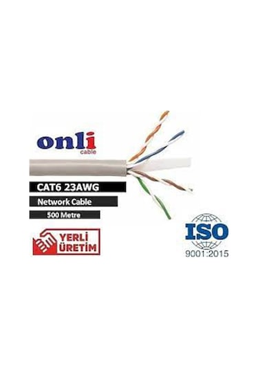 Er-6002 U-utp 23 Awg Cca Cu 500 Metre Cat6 Kablo-130180