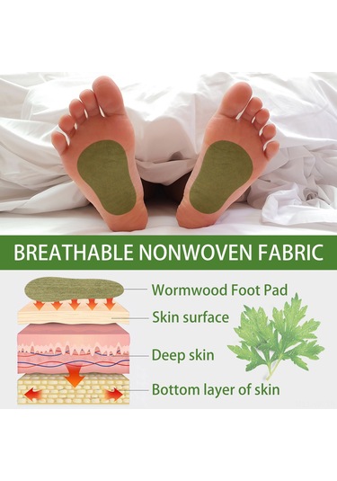 Vkemall Güney Ay Pelinli Ayak Bantları - Stres Azaltma Ve Kan Dolaşımını İyileştirme, 12 Adet