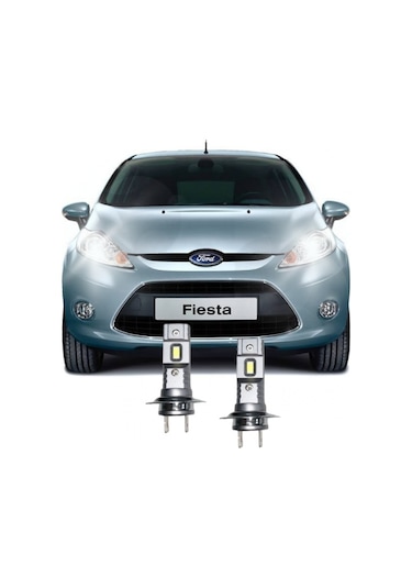 Ford Fıesta Led Xenon Kısa Far Ampulü Mini Led 2'li Set H7