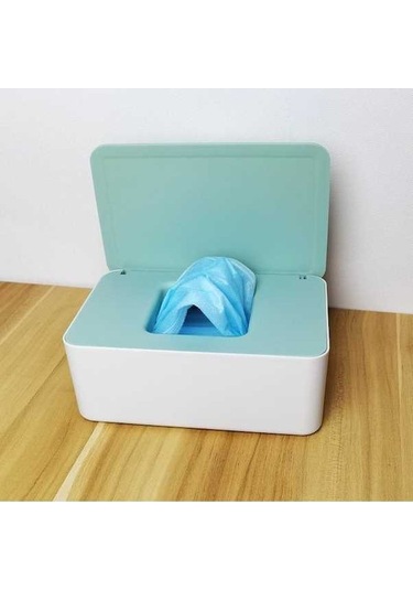 Novahub Toz Geçirmez Çekmeli Siyah Islak Mendil Kutusu - Ev & Ofis Siyah