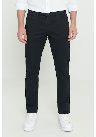 Ac&Co / Altınyıldız Classics Slim Fit Pamuklu Esnek Chino Erkek Pantolon - Siyah Ac&Co / Altınyıldız Classics Slim Fit Pamuklu Esnek Chino Erkek Pantolon - Siyah