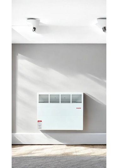1500 Watt Elektrikli Panel Konvektör Isıtıcı Manuel Termostat Soba Ayaklar,askı Aparatı Dahil