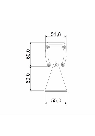 Tunga Aydınlatma Wallwasher Led Projektör 35cm 12w Ip65 Rotasyon Ayak Ce Beyaz -