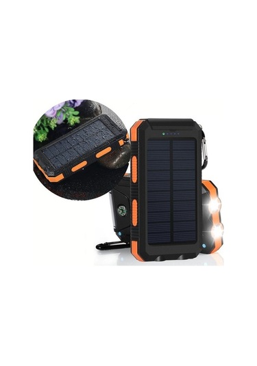 Pazly Su Geçirmez 20000mah Güneş Enerjili Powerbank Pusula Tasarımı Su Geçirmez, Hafif, Güçlü Ve Pratik Enerji Sağlayıcı