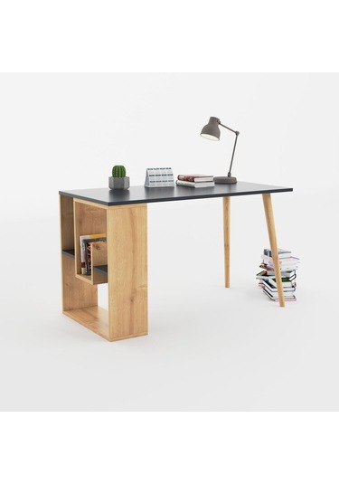 Sally Çalışma Masası Antrasit Meşe