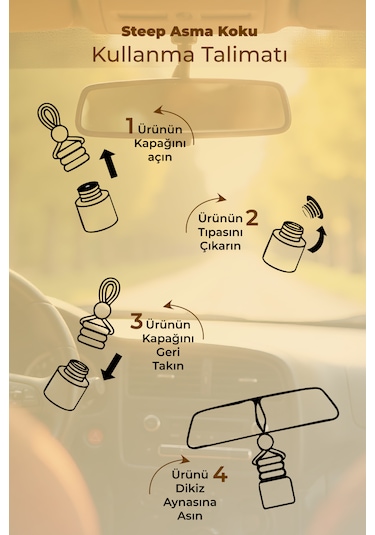 Steep Cam Fanus Odunsu 8 Ml Ayna Kokusu