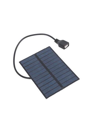 Hangfox 3w 5v Çok Kristal Güneş Paneli - Usb Çıkışlı Taşınabilir Acil Enerji Kaynağı Depolama Olmadan Ip67 Su Geçirmez Mini Boyut