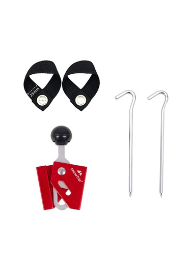 Suntek Muşamba Direği Uç Kapağı Gölgelik Çadır Desteği Dokuma İle Kırmızı