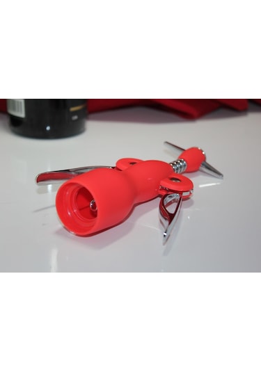 Paslanmaz Çelik Tirbuşon Açacak Kırmızı Şarap Açacağı Çok Renkli