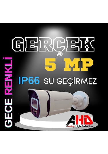 2 İç 2 Dış 4 Kameralı Gece Renkli Sesli 5 Mp 500 Gb Hdd Dahil Ahd Güvenlik Kamera Seti - St54500sw