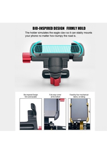 Artfulabode Ve Tutucu Tutucu Telefon Renkli Motosiklet Gps Geeroyoo Evrensel Dönebilir Çok Bisiklet Alüminyum 360 - Sk Çok Renkli