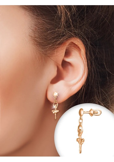 Zolotoj Merkurij Balerin Brinyalar Gümüş 925 292771169 Altın