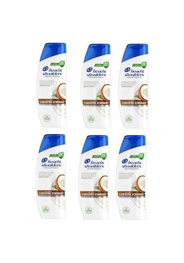 Head & Shoulders Hindistan Cevizi Derinlemesine Nemlendirici Şampuan 6 x 330 ML