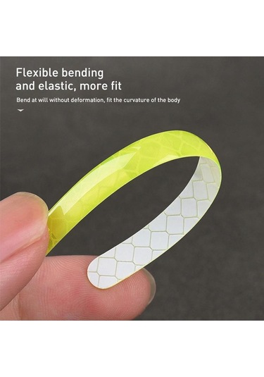 Beyaz 20 Adet Araba Tekerleği Yansıtıcı Etiket Lastik Tekerlek Göbeği Yansıtıcı Etiket Kişiselleştirilmiş Vücut Aydınlık Çıkartmalar 20pcs