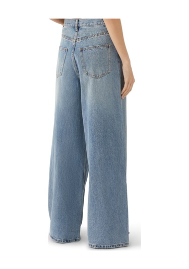 Camilla And Marc Yüksek Bel Geniş Paça Denim Pantolon Açık Vintage Mavi