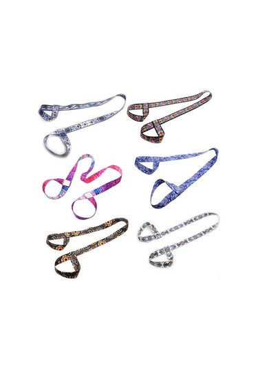 Pembe Yoga Streç Bant Ayarlanabilir Ultra Hafif Nefes Alabilir Pembe