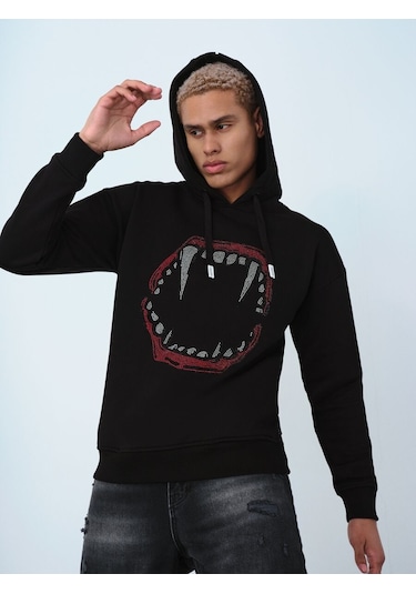 LOFT Oversize Erkek Sweatshirt Lf2036919 Q1.v1 Siyah