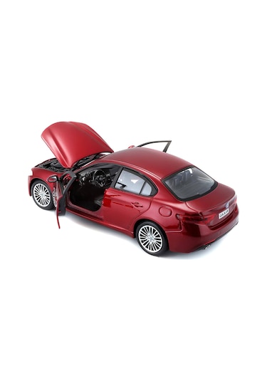 Burago 1/24 Ölçek Alfa Romeo Giulia Model Araba Kırmızı