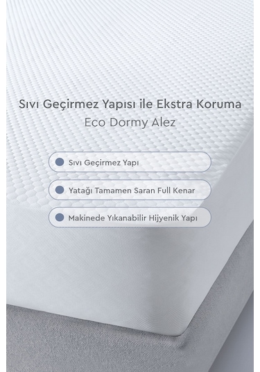 Yataş Eco Dormy Full Kenar Sıvı Geçirmez Alez, 120x200 Cm