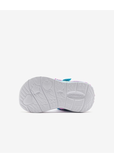 Skechers Mermaıd Dreams Sandal Küçük Kız Çocuk Mavi Işıklı Sandalet 303111n Blmt Mavi