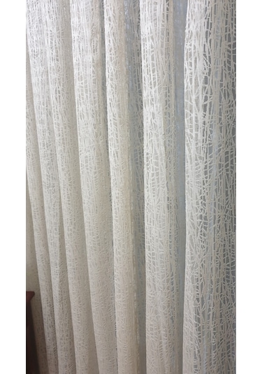 Evdepo Home Kullanıma Hazır Örme Tül Perde (446396089)