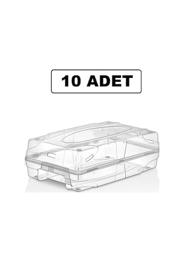 Bayev 10 Adet Kadın Ayakkabı Kutusu Şeffaf Ayakkabı Saklama Kutusu