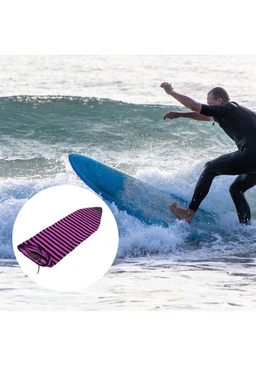 Suntek Elastik Sörf Tahtası Çorap Koruyucu Çanta Saklama 5.0ft-kırmızı Kırmızı