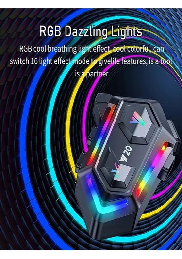 Deanb Y020 Ip67 Sesli Asistan Rgb Hd Ses Bluetooth Intercom