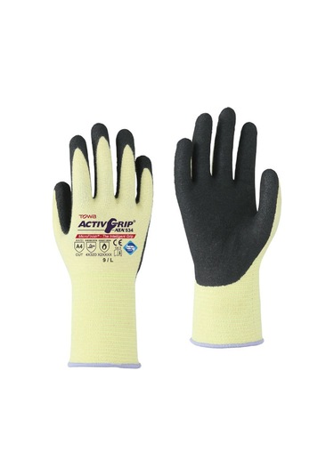 Towa-ata534 Activgrip Ata 534 Kesilme Dirençli Astar Üzeri Microfinish Nitril Kaplı İş Eldiveni