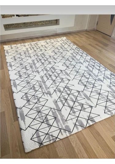 Sarar 6m² Lastiksiz Halı Örtüsü Gri