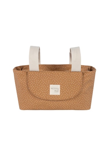 Walking Mum Poppy Bebek Arabası Puantiyeli Organizer Çanta Cinnamon Kahverengi