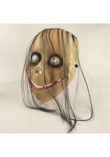 Jl Uzun Saç Maskesi İle Yeni Cadılar Bayramı Korku  Maske V