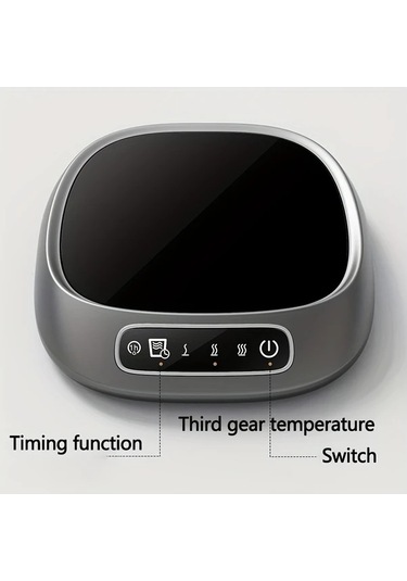 Willowhaven 1 Adet Gri Akıllı Termostatlı Bardak Altlığı Usb Ofis Kahve Sıcak İçecek