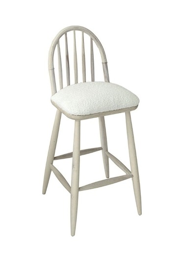 Rustica İskandinav Bar Sandalyesi Beyaz