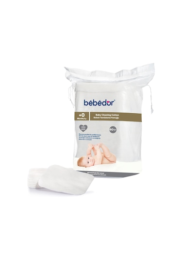 Bebedor Bebek Temizleme Pamuğu 60 Adet